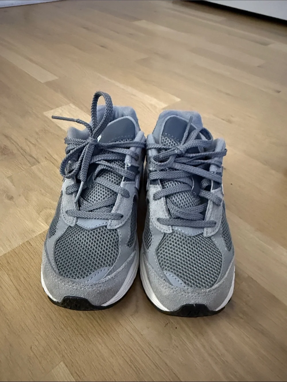 New Balance Kids Gray and White 2002R Sneaker